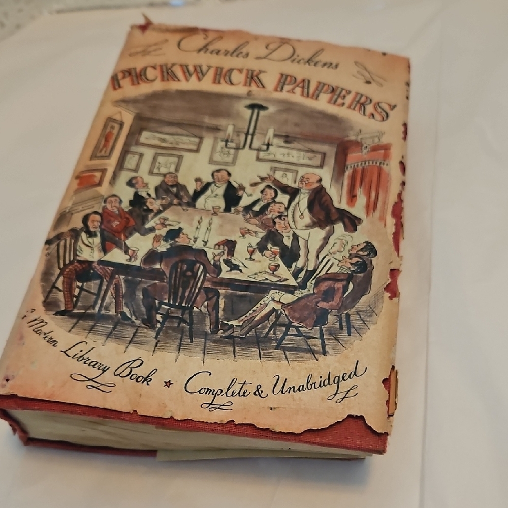 Vintage Pickwick Papers Book - Picture 1 of 8